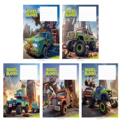 Зошит учнівський, 12арк., у лінію, ВД-лак, Star