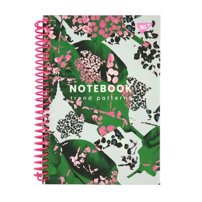 Блокнот YES А5/64 7БЦ cпіраль "Trend patterns", лінія