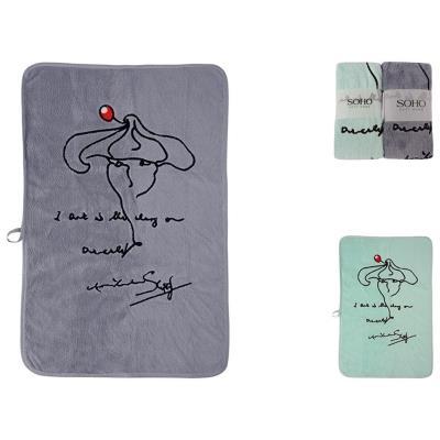 Текстиль банний SOHO Рушник 35*56 см, мікроф. Text mix (35*56 см Text mix)