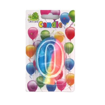 Свічка-цифра для торту "0" різнокольорова (57041/0) уп./бл. (1/24) Свічка-цифра для торту "0" різнокольорова (57041/0) уп./бл. (1/24)