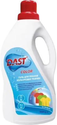 Гель для прання кольорових тканин ТМ DAST (2000 г)
