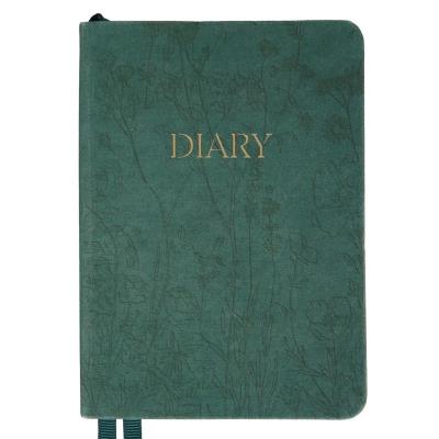 Щоденник А6 Leo Planner датований 2026 "Fiorella", інтегральний, смарагдовий, 352 сторінки