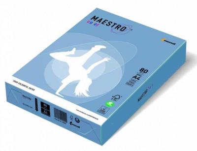 Папір Maestro Color Intensive A4 80 г/м2, 500 арк, AB48 синій (1/5/200)