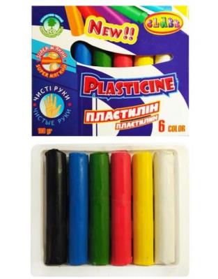 Пластилин "Чистые руки" 6цв.,ЕСО, 100гр., 7625, CLASS Пластилин "Чистые руки" 6цв.,ЕСО, 100гр., 7625, CLASS