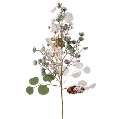 Гілка декоративна Yes! Fun з шишкою, 76 см