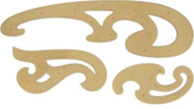 Лекала, N3, набір 3 шт., великий