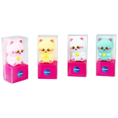 Точилка силіконова Сentrum "CAT" 81030 асорті, в дисплеї Точилка силіконова Сentrum "CAT" 81030 асорті, в дисплеї