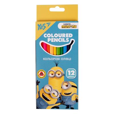 Цветные карандаши YES 12 кол. "Minions"