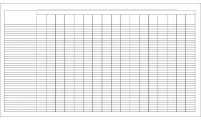 Пустографка офсетна, ф.А3, щільність 60 г/м2, 100 аркушів, 00019 (5) ціна за 1 шт