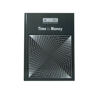 Книга учета "TIME IS MONEY" 96 листов, клетка, офсет, (твердая ламинированная обложка), А4, серый Книга учета "TIME IS MONEY" 96 листов, клетка, офсет, (твердая ламинированная обложка), А4, серый