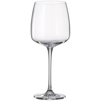 Посуд скляний «Crystal Bohemia» Anas - набір келихів для вина 380мл (по 6шт)