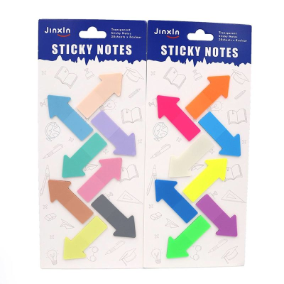 P100 Стікери для нотаток "Arrows" 8кол., 160шт.29мм*45мм мікс 1шт/єтік