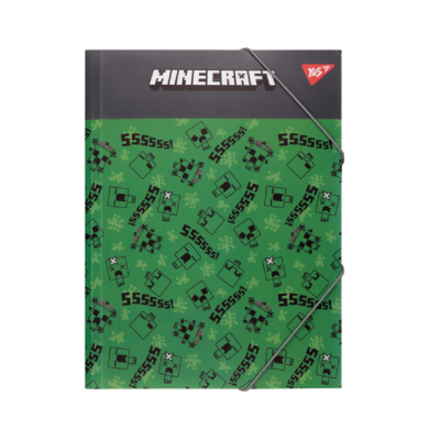 Папка Yes A4 на гумці "Minecraft. Creepers"