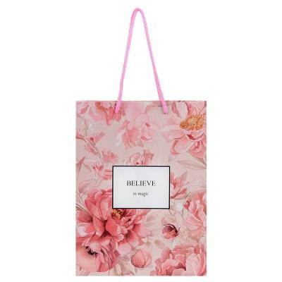 Пакет паперовий подарунковий, 18х24см, Peony Dreams