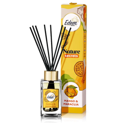 Аромадифузор з паличками ТМ "EDEM " серія "Nature Secrets" -Mango&Maracuja (90 ml)