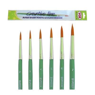 Пензлик синтетика, плоский №3, ід.уп., BNF-5513, VGR