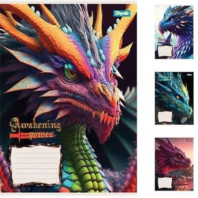 А5/12 лін. 1В Dragon, зошит учнівський (25 шт/уп)
