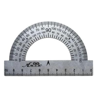 Транспортир МЕТАЛ. в кульк. S=0,4мм. (тверд) AS-0245, К-9015м 1/25/100