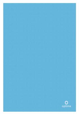 Папка-куточок А4 Optima, 180 мкм, фактура "Вишиванка", блакитна (10)