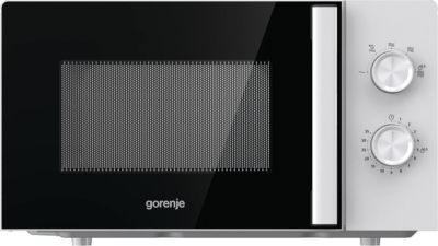 Мікрохвильова піч Gorenje, 17л, мех. керув., 700Вт, дисплей, білий Мікрохвильова піч Gorenje, 17л, мех. керув., 700Вт, дисплей, білий
