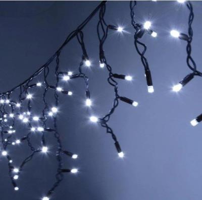 Гірлянда вулична на ч/п 3м, 100LED з перехідн.біла