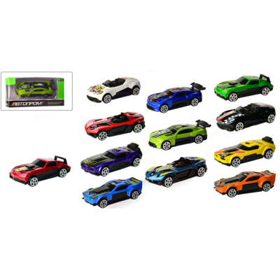 Машина мет. АВТОПРОМ арт. 7636 (288шт/2) 1: 64, 6 видів, короб. 8*5*5см