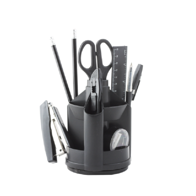 Набор вращающийся настольный 360, JOBMAX 13 предметов (2 ручки, 2 карандаша, ножницы, степлер, скобы, нож канцелярский, линейка, чинка, резинка, скрепки кнопки-гвоздики), ВМ.6300-01 (1/50) Набор вращающийся настольный 360, JOBMAX 13 предметов (2 ручки, 2 карандаша, ножницы, степлер, скобы, нож канцелярский, линейка, чинка, резинка, скрепки кнопки-гвоздики), ВМ.6300-01 (1/50)