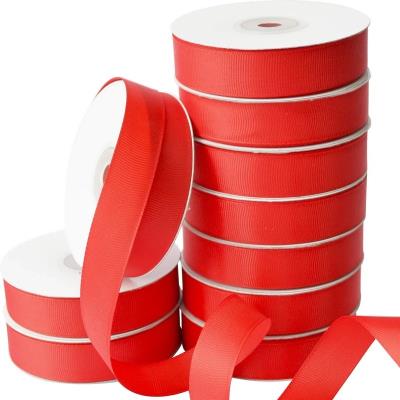 Стрічка репсова 1,5см*23м 1523A235GG червона