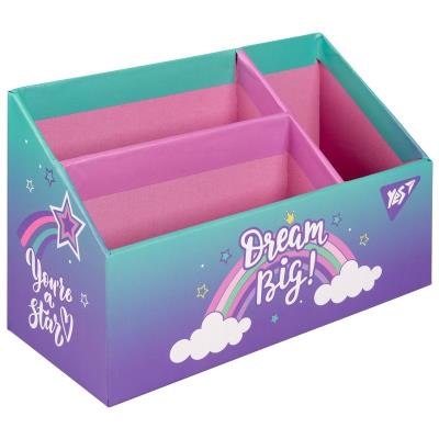 Органайзер настільний Yes "Glamour" 3 відділення, картон