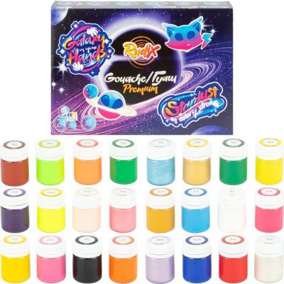 Набір гуашевих фарб, преміум, мікс, 24*20 мл, RUDIX