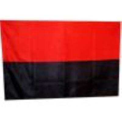 Прапор УПА 90х135 см, червоно-чорний, нейлон