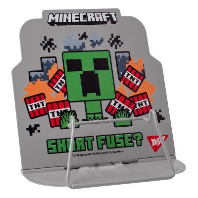 Підставка для книг фігурна Yes "Minecraft", метал з висічкою