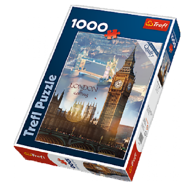 Пазли - (1000 елм.) - "Лондон на світанку" / Trefl