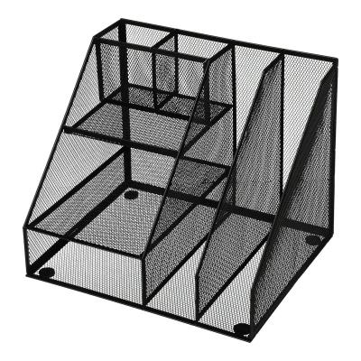 Підставка-органайзер 310х255х257мм, металева, чорна