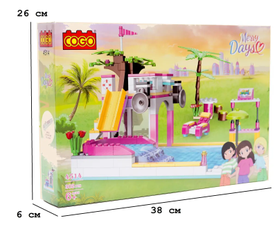 Конструктор "Дівчатка" (302 елм.) Басеїн / COGO