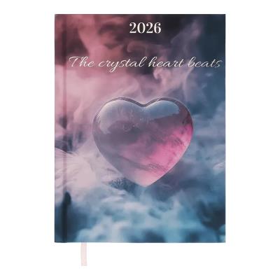Щоденник датов. поліграфічний ROMANTIC 2026 , A5, аквамарин