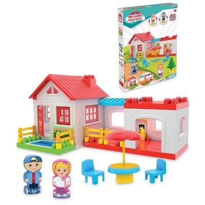 Конструктор "Будиночок" (37 елементів) (370*500*110 мм) "dede" Конструктор "Будиночок" (37 елементів) (370*500*110 мм) "dede"