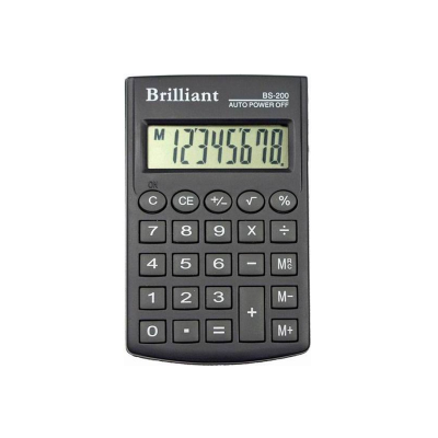 Калькулятор настольный Brilliant BS-200С, 8-ми разрядный