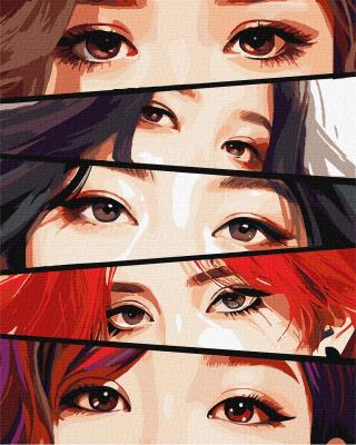 Набір для розпису по номерах. "Чарівні очі" 40х50см Набір для розпису по номерах. "Чарівні очі" 40х50см