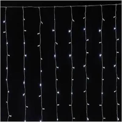 Штора 200 LED 5м*0,6мм, пр/пр. 2,2мм, білий (с/р) Штора 200 LED 5м*0,6мм, пр/пр. 2,2мм, білий (с/р)