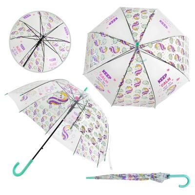 Парасолька арт. C6401 (60шт/5) єдиноріг 81см