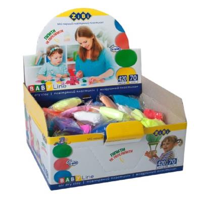 Набор воздушного пластилина ZiBi Baby Line 70шт. 24 цвета. цена за 1 шт. Набор воздушного пластилина ZiBi Baby Line 70шт. 24 цвета. цена за 1 шт.