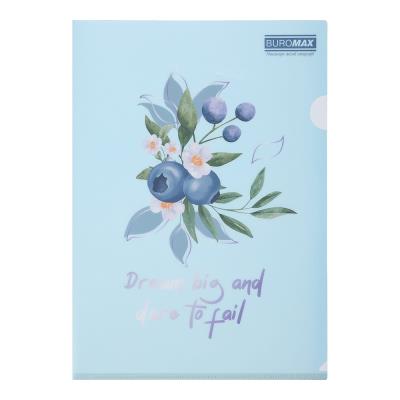 Папка-кутик, ARABESKI, А4, матовий напівпрозорий пластик, чароіт