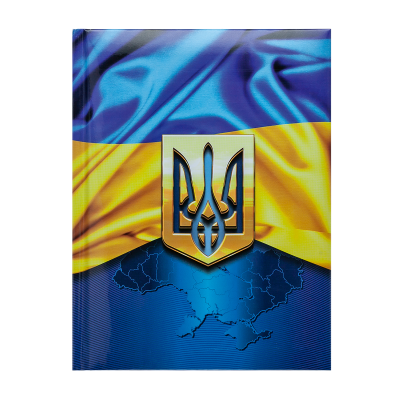 Блокнот UKRAINE, А5, 80 л., клетка, соч. обкл., глян. лом. с поролоном, темно-синий, BM.24582101-03 Блокнот UKRAINE, А5, 80 л., клетка, соч. обкл., глян. лом. с поролоном, темно-синий, BM.24582101-03