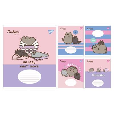 А5/12 кос. Yes Pusheen The Cat, зошит учнівський шкільний