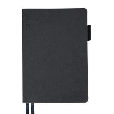 Щоденник-діловий записник А5 Leo Planner датований 2026 "Binario", м'який, темно-синій, 368 сторінок