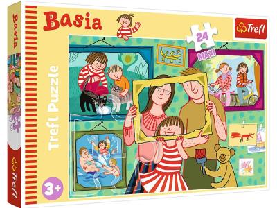 Пазли - (24 елм. MАХІ) - "День Базі" / Сім'я Базі/Trefl