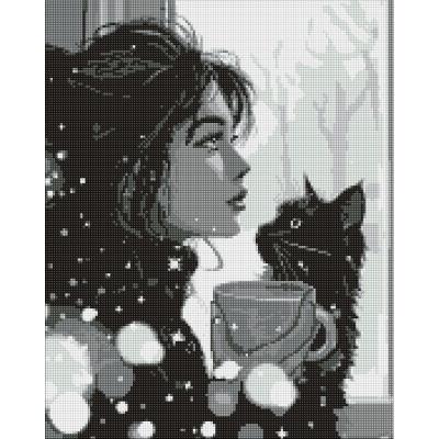 Набір з алмазною мозаїкою "Ранкова тиша" 40х50см