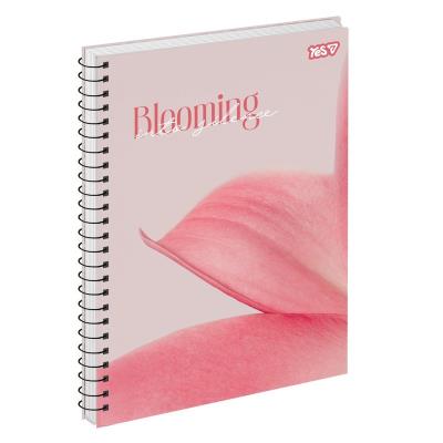 Зошит для записів Yes А4/80 од. спіраль "Blooming" Зошит для записів Yes А4/80 од. спіраль "Blooming"