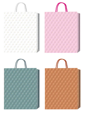 Пакет паперовий подарунковий, М:26х32х10см, тиснення фольгою та конгревне тиснення BM.200034